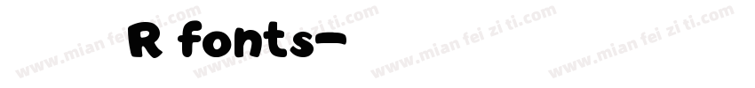 皇室战争 R fonts字体转换